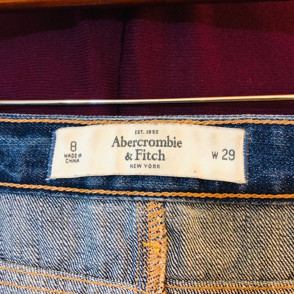 ABERCROMBIE & FITCH EUC Distressed Miniskirt 29 - Picture 5 of 6